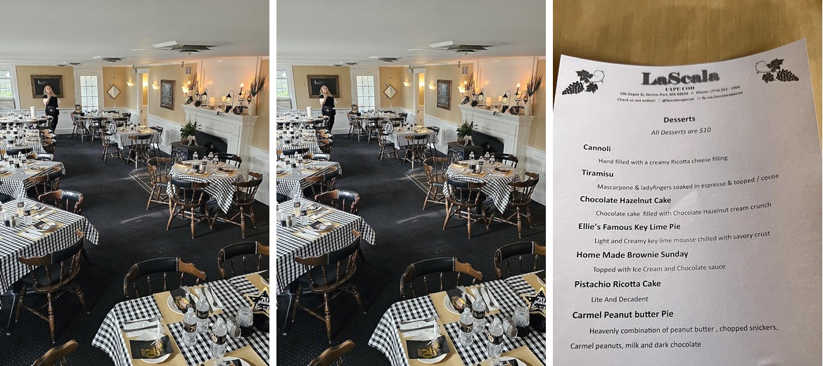 LaScala Cape Cod Menu