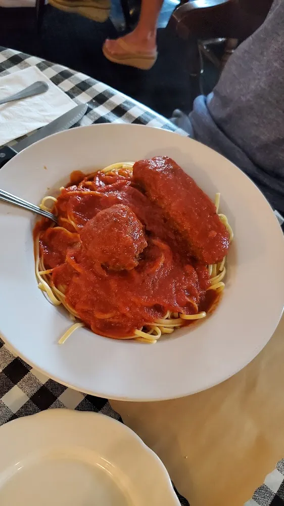 Spaghetti with Meatball & Sausage
